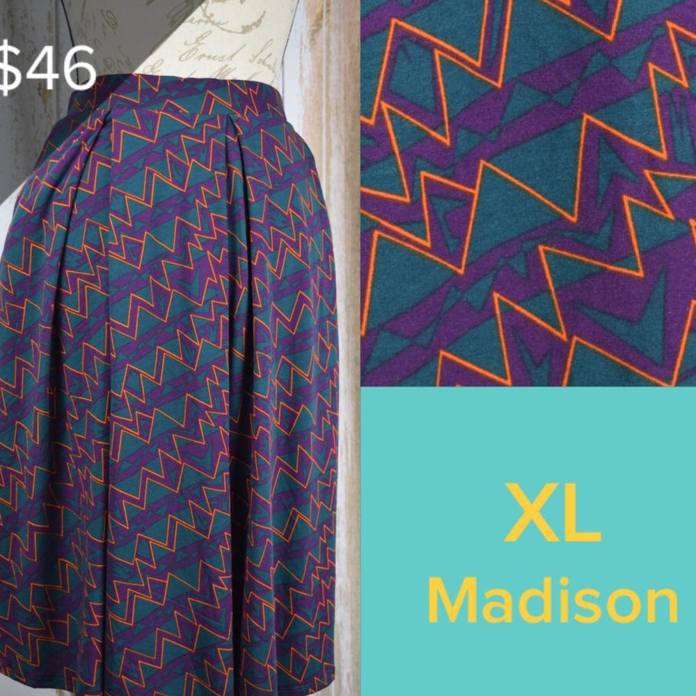 Lularoe XL Madison Skirt